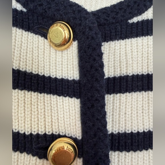 rag & bone Nancy Striped Longline Cardigan - Picture 6 of 10